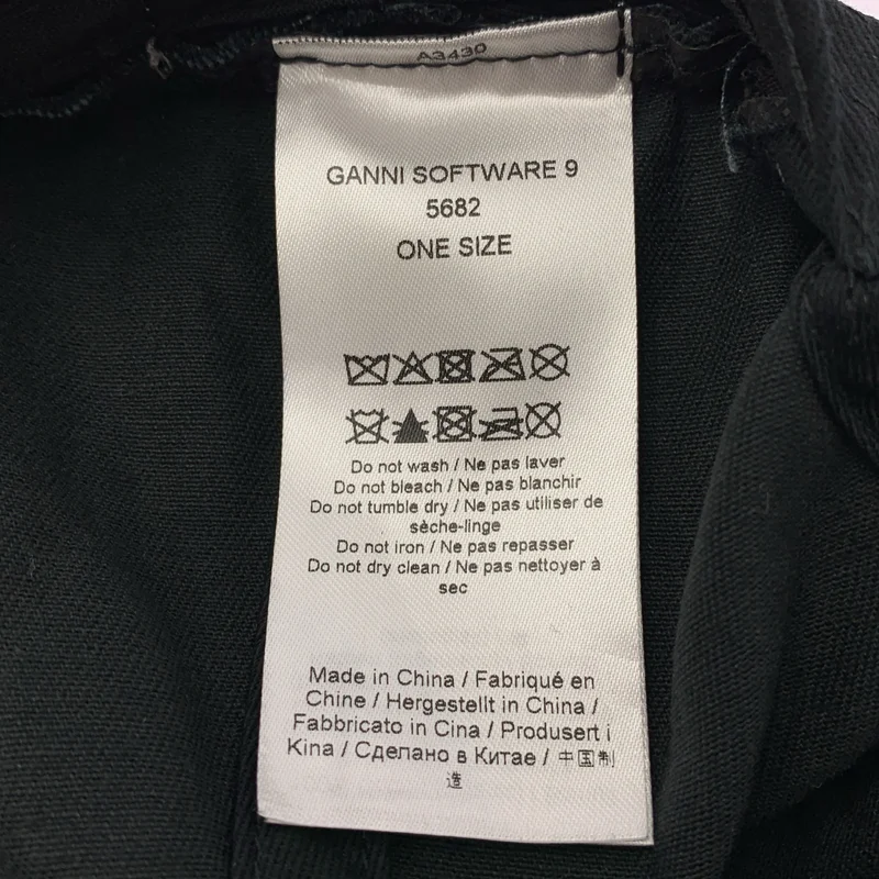 Ganni / ガニー | ロゴ ベースボール キャップ | F | その他