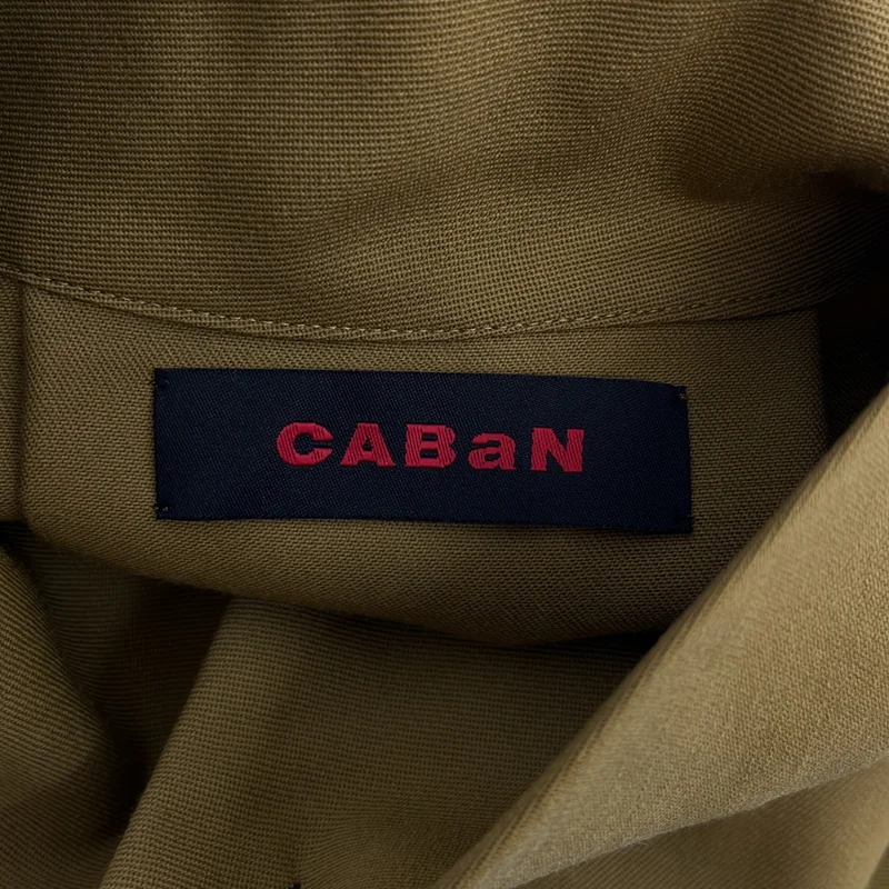 CABaN / キャバン | ウールツイル シャツ 39-06-84-06702 | S | レディース