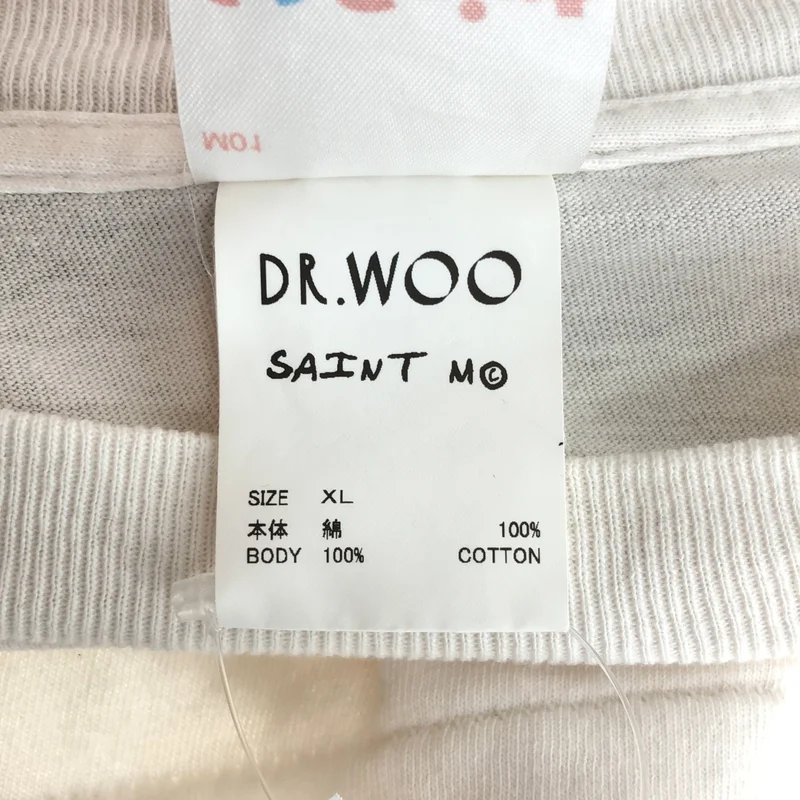 SAINT MICHAEL  Mxxxxxx / セントマイケル | 2025AW | × DR.WOO / TATOO DW_LS TEE / タトゥープリント ロングスリーブTシャツ | XL | メンズ