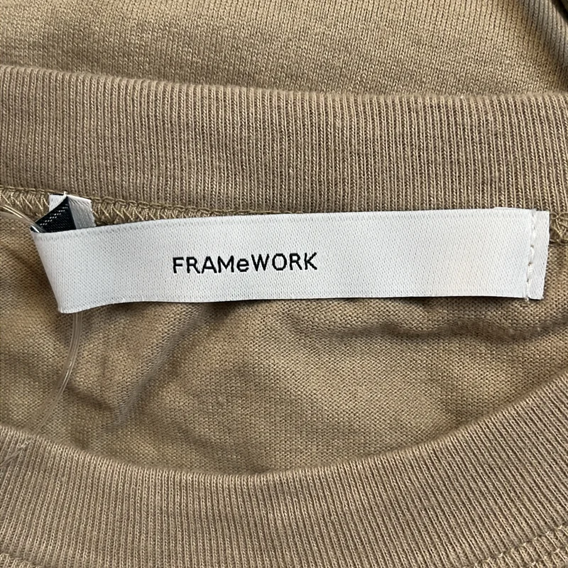 Framework / フレームワーク | 2025SS | ロゴ プリント オーバー Tシャツ カットソー | F | レディース