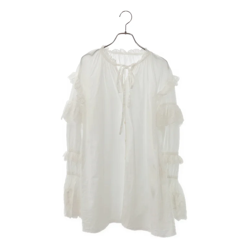 tanakadaisuke / タナカダイスケ | white LOVE blouse レース ブラウス | F | レディース