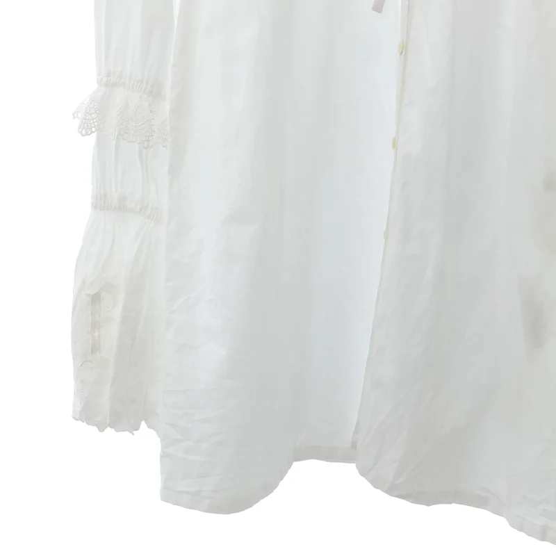 tanakadaisuke / タナカダイスケ | white LOVE blouse レース ブラウス | F | レディース