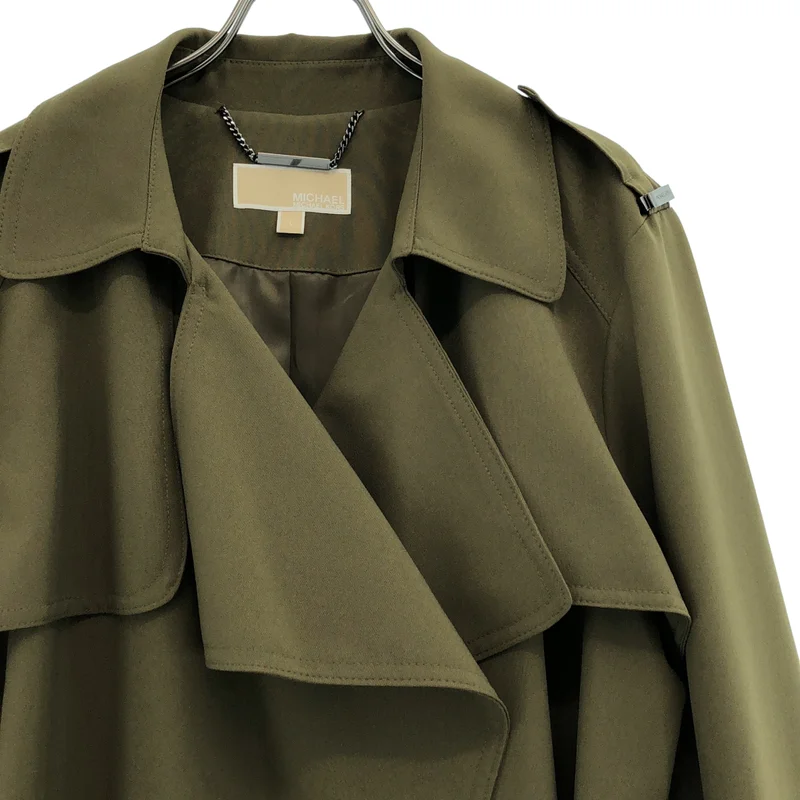 MICHAEL KORS / マイケルコース | 1B ロング トレンチコート | L | レディース
