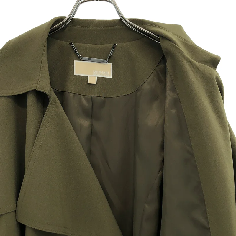 MICHAEL KORS / マイケルコース | 1B ロング トレンチコート | L | レディース