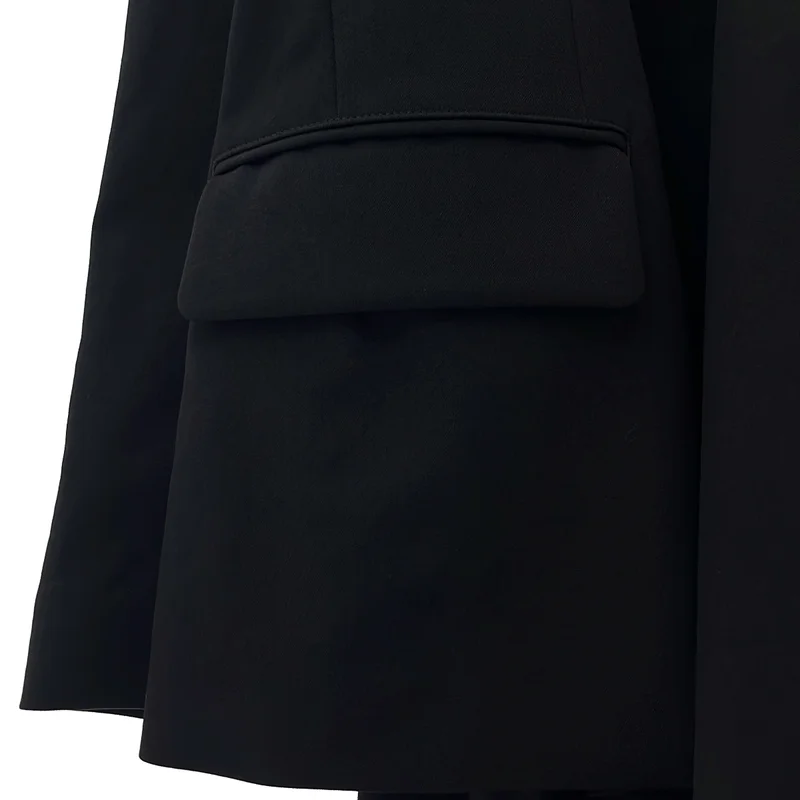 Ground Y / グラウンドワイ | GABARDINE ASYMMETRIC JACKET ジャケット GA-J01-101 | 1 | メンズ