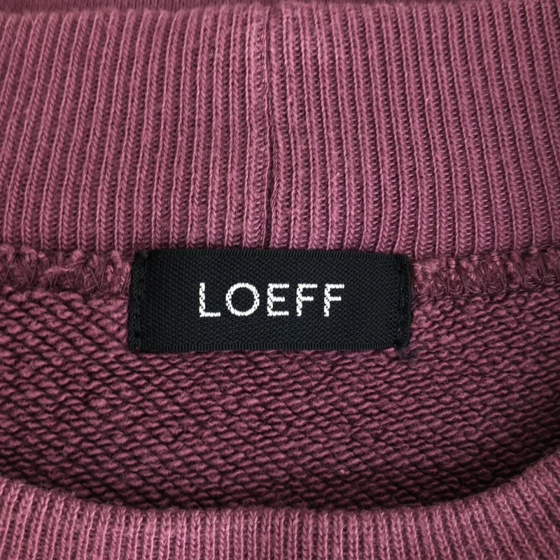 LOEFF / ロエフ | コットン スウェット トレーナー |