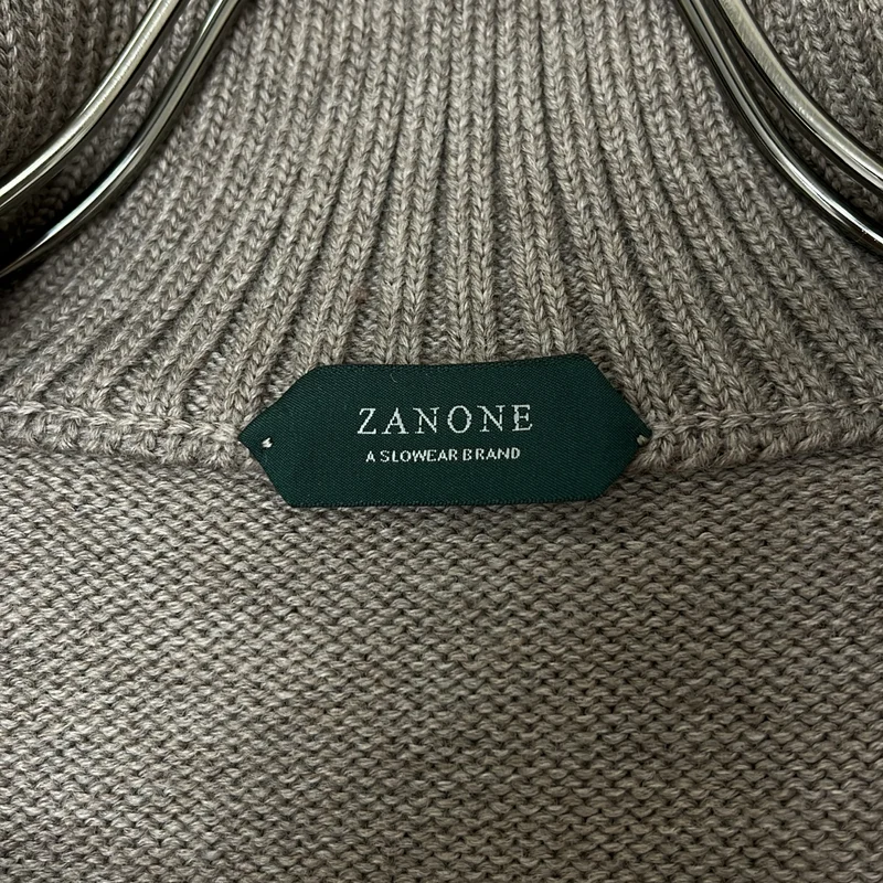 ZANONE / ザノーネ | スタンドカラー ニットカーディガン | 46 | メンズ