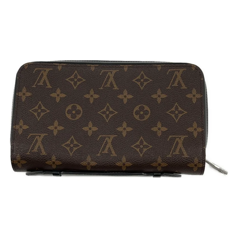 Louis Vuitton / ルイヴィトン | モノグラム マカサー ジッピーXL ラウンドジップ 長財布 |