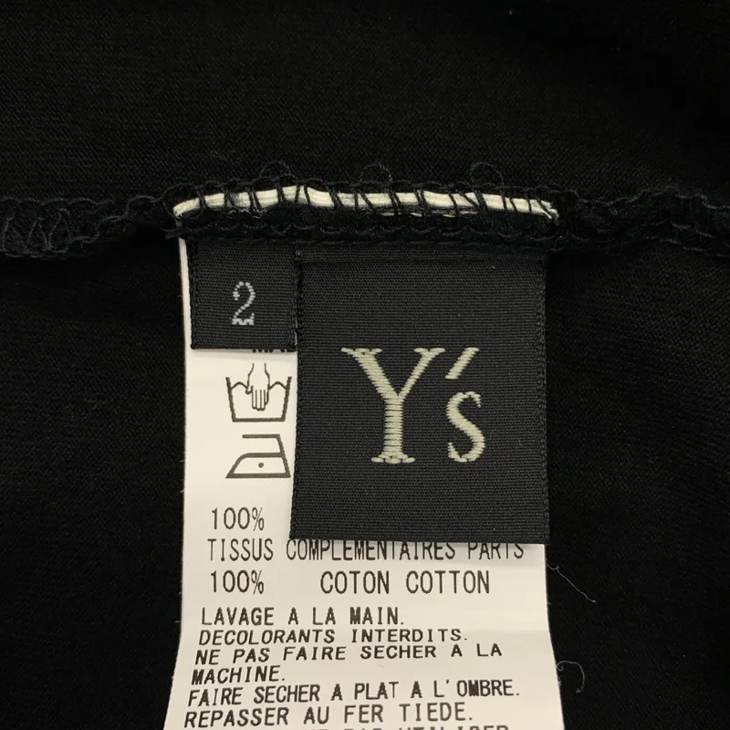 Y's / ワイズヨウジヤマモト | コットン アシンメトリーカットソー | 2 | レディース