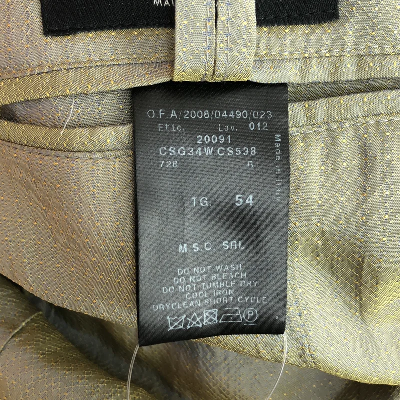 GIORGIO ARMANI / ジョルジオアルマーニ | シルクネップ マオカラージャケット CSG34W CS538 | 54 | メンズ