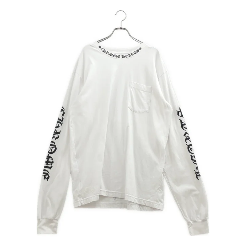 CHROME HEARTS / クロムハーツ | Neck Logo Pocket L/S Tee / ネックロゴ ポケット ロングスリーブTシャツ | L | メンズ