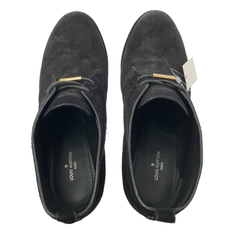Louis Vuitton / ルイヴィトン | モノグラム ウェッジソール レースアップシューズ | 38 1/2 | レディース