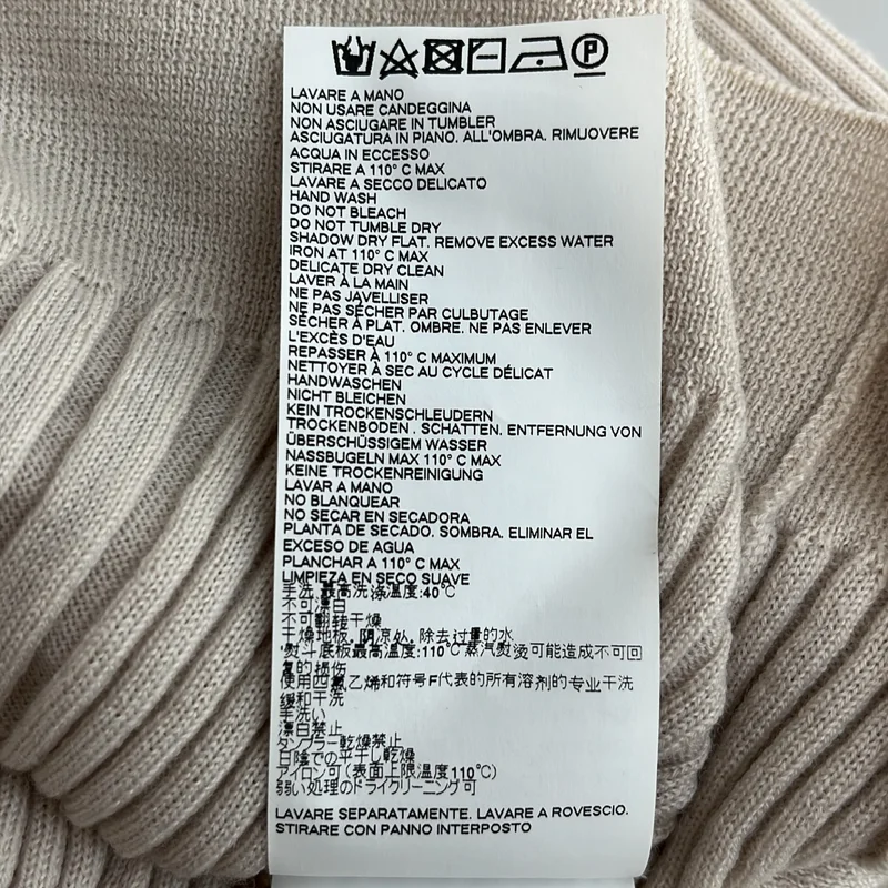 Maison Margiela / メゾンマルジェラ | ウール リブ Vネックニット | XS | レディース