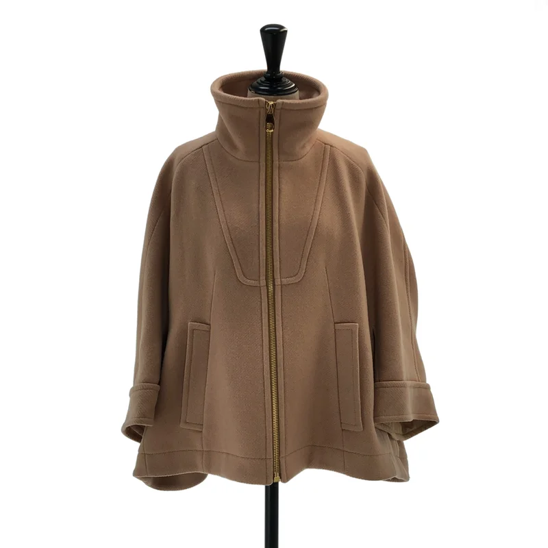 Chloe / クロエ | ウール スタンドカラー ボクシーショートコート | 36 | レディース