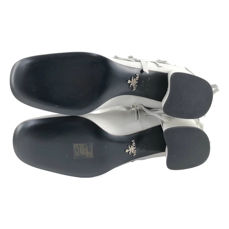 PRADA / プラダ | フリンジ ショートブーツ | 37 1/2 | レディース