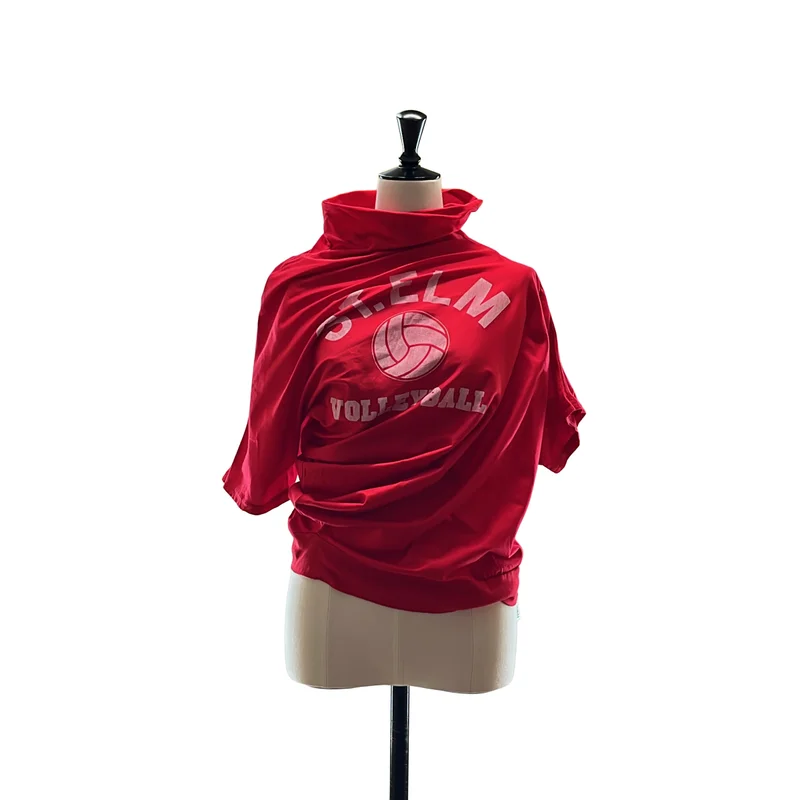 JUNYA WATANABE COMME des GARCONS / ジュンヤワタナベ | 2017SS | VOLLEYBALL アシンメトリーTシャツ | S | レディース