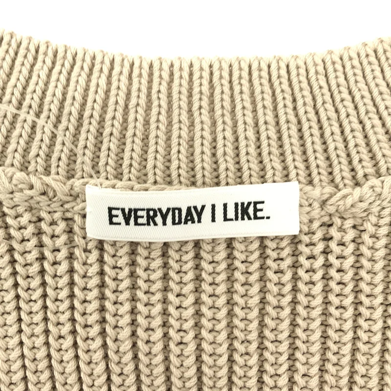 EVERYDAY I LIKE. / エヴリディアイライク | 2023SS | Deuxieme Classe / Design Sleeve Cropped / コットン ニット セーター | F | レディース