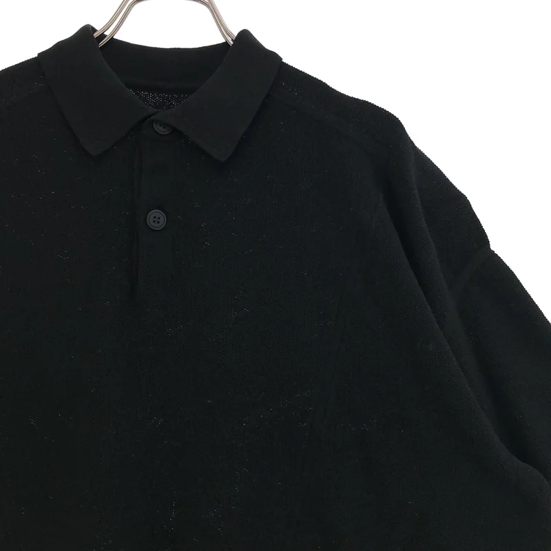 A-POC ABLE ISSEY MIYAKE / エイポックエイブルイッセイミヤケ | 2026SS | TYPE-K 003-2 コットン ニットポロシャツ | 2 | メンズ