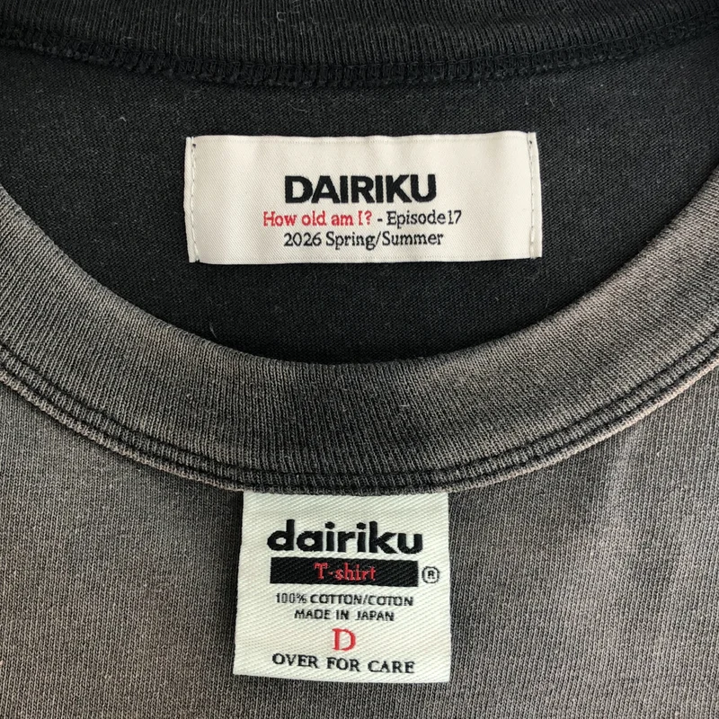 DAIRIKU / ダイリク | BUTTON EYE DOLL SUNBURN H-S TAG TEE カットソー | M | メンズ