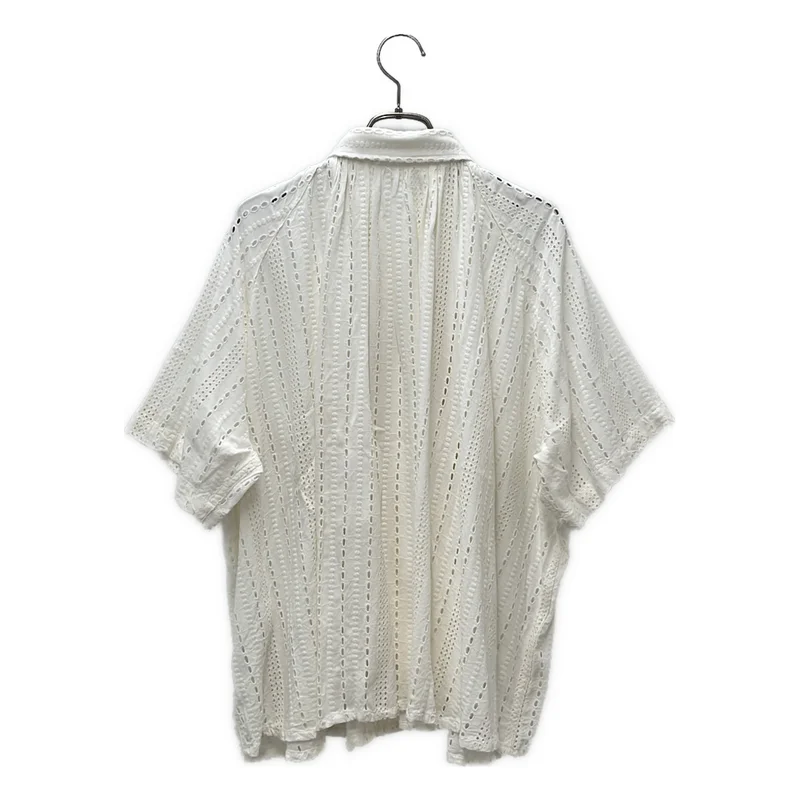 Engineered Garments / エンジニアドガーメンツ | LAB Shirt-Rayon Embroidery Eyelet / レーヨン アイレット刺しゅう ラボシャツ | 1 | メンズ