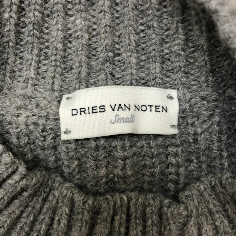 DRIES VAN NOTEN / ドリスヴァンノッテン | 2021AW | アルパカ混 ハイネック ノースリーブ ニット | S | レディース