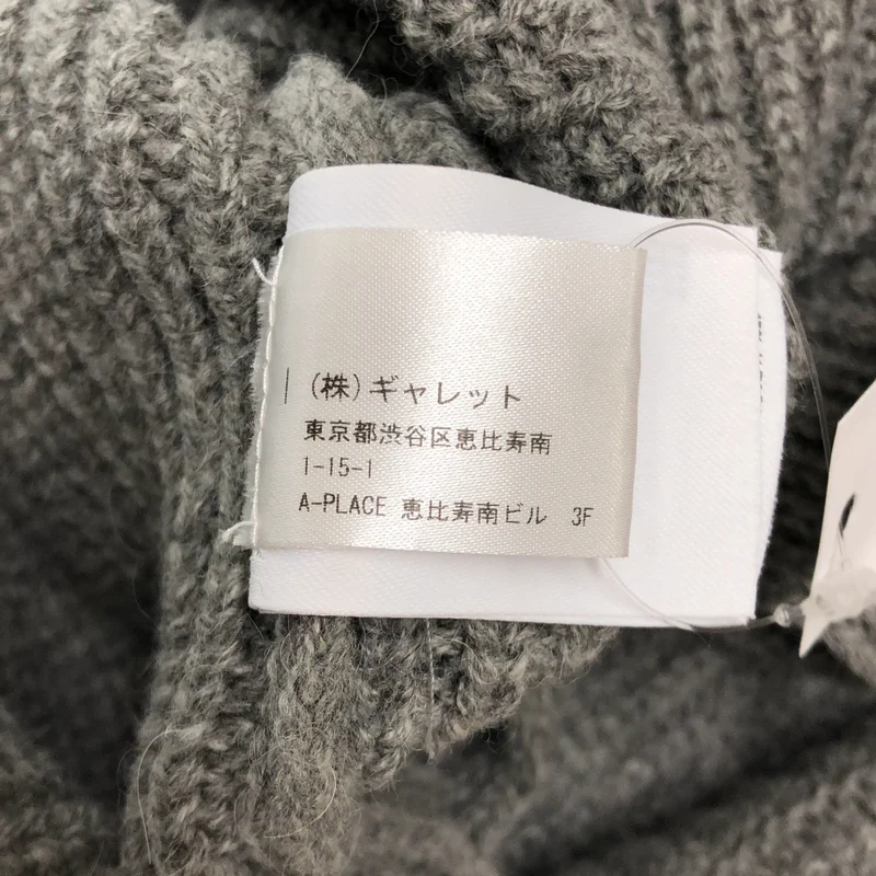 DRIES VAN NOTEN / ドリスヴァンノッテン | 2021AW | アルパカ混 ハイネック ノースリーブ ニット | S | レディース