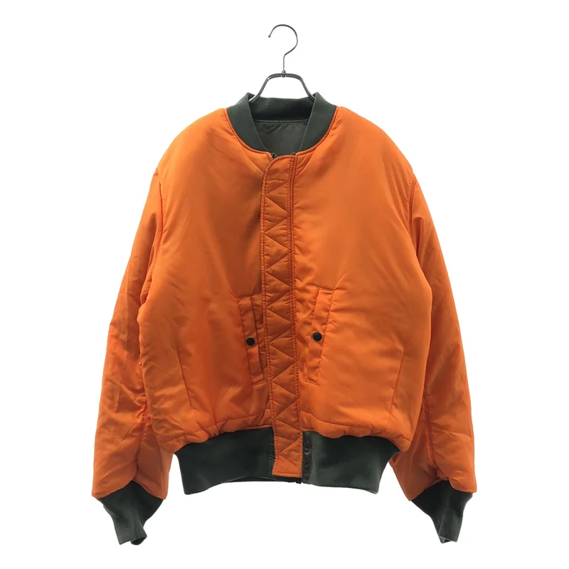ALPHA INDUSTRIES / アルファインダストリーズ | MA-1 TIGHT FULL-PTACHED JACKET / ワッペン ミリタリー フライト ボンバージャケット ブルゾン | L | メンズ