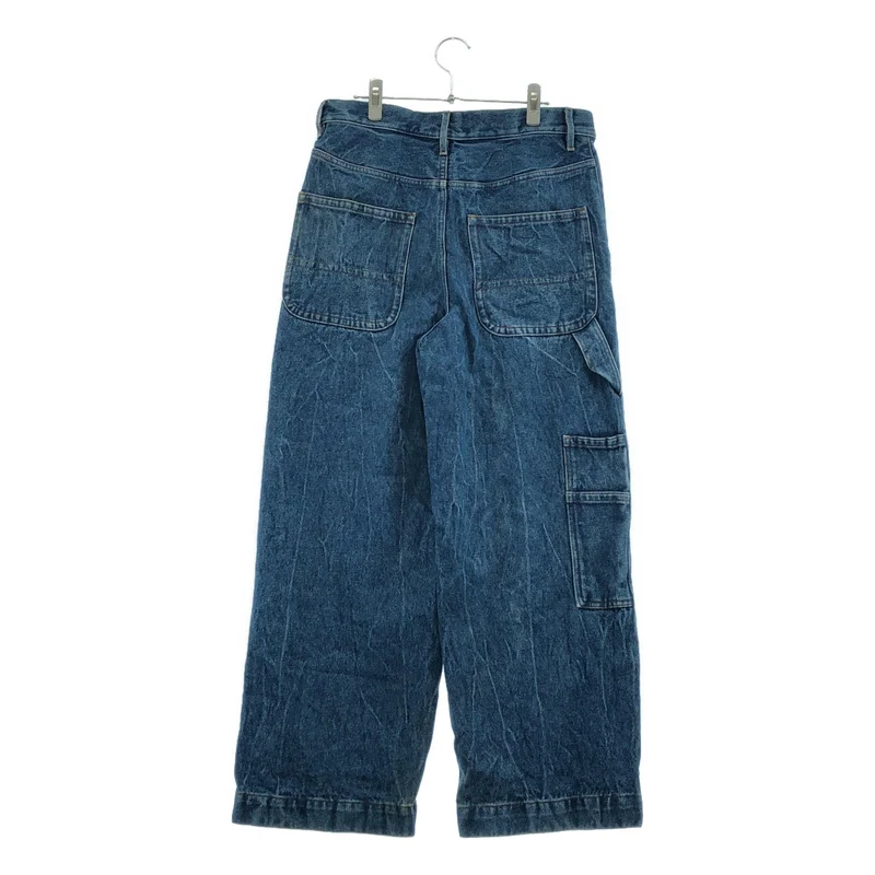 DRIES VAN NOTEN / ドリスヴァンノッテン | マーブルワイドデニムパンツ | 30 | メンズ