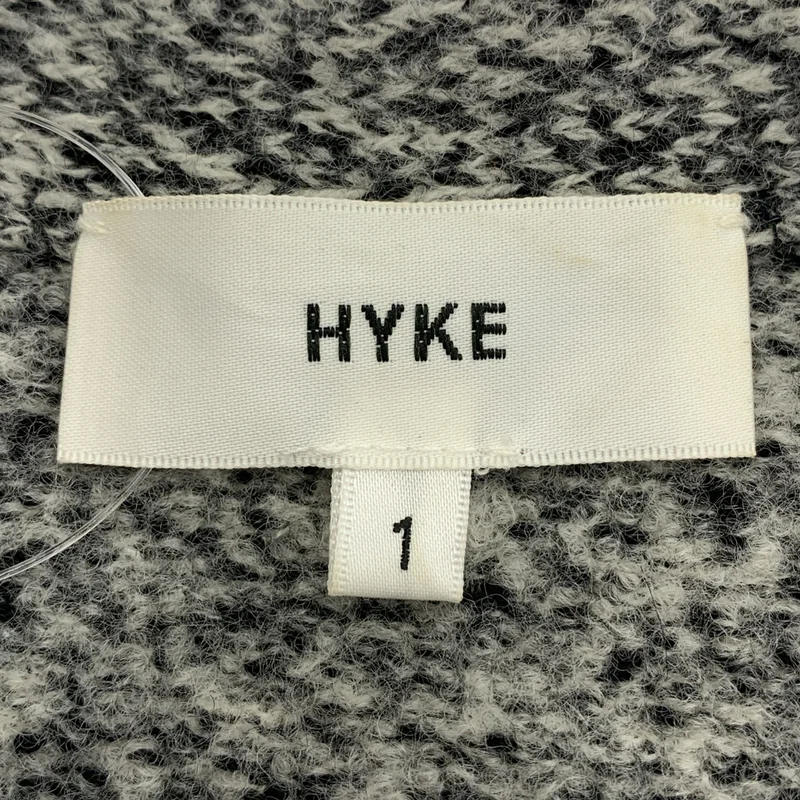 HYKE / ハイク | メルトンウール ノーカラーコート | 1 | レディース