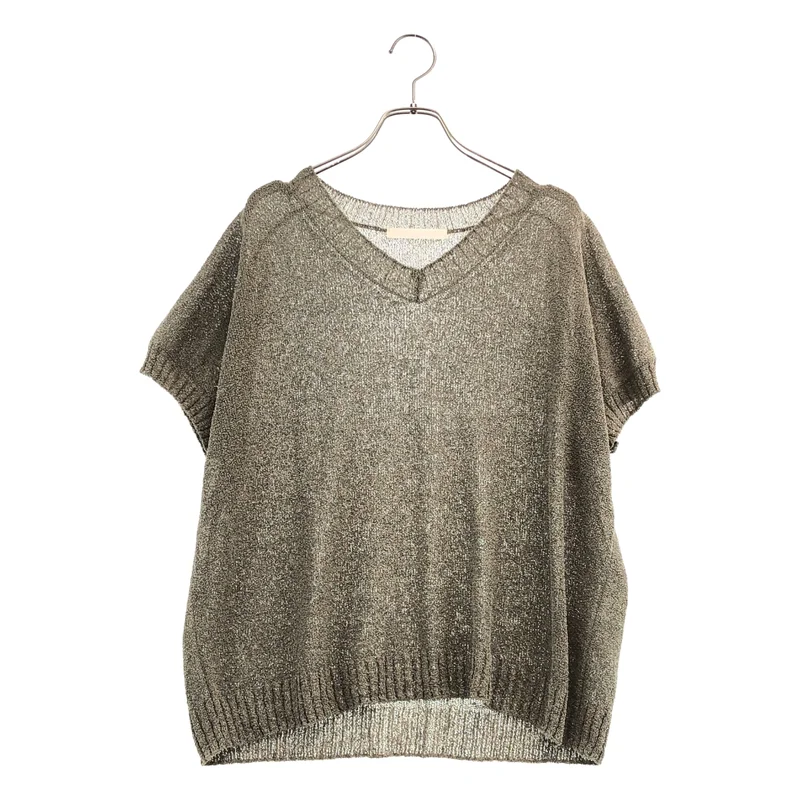 evam eva / エヴァムエヴァ | 2025SS | paper yarn vest / 和紙 Vネックベスト | M | レディース