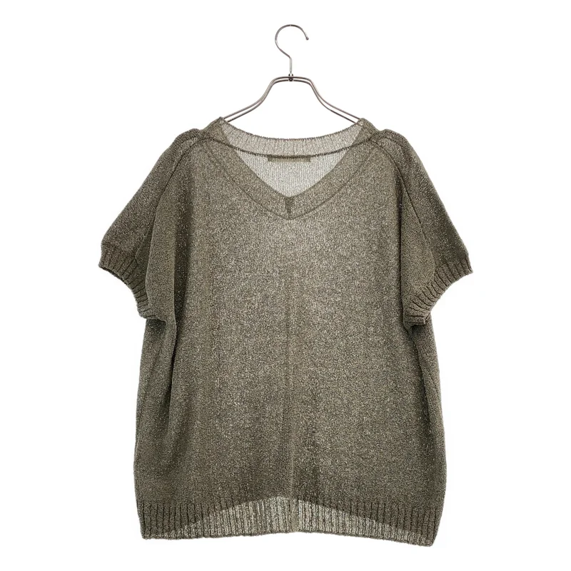evam eva / エヴァムエヴァ | 2025SS | paper yarn vest / 和紙 Vネックベスト | M | レディース