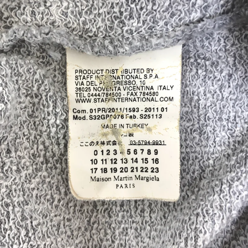 MM6 Maison Martin Margiela / エムエムシックスメゾンマルタンマルジェラ | 2011SS | 変形 アシンメトリー スウェット トレーナー | M | レディース