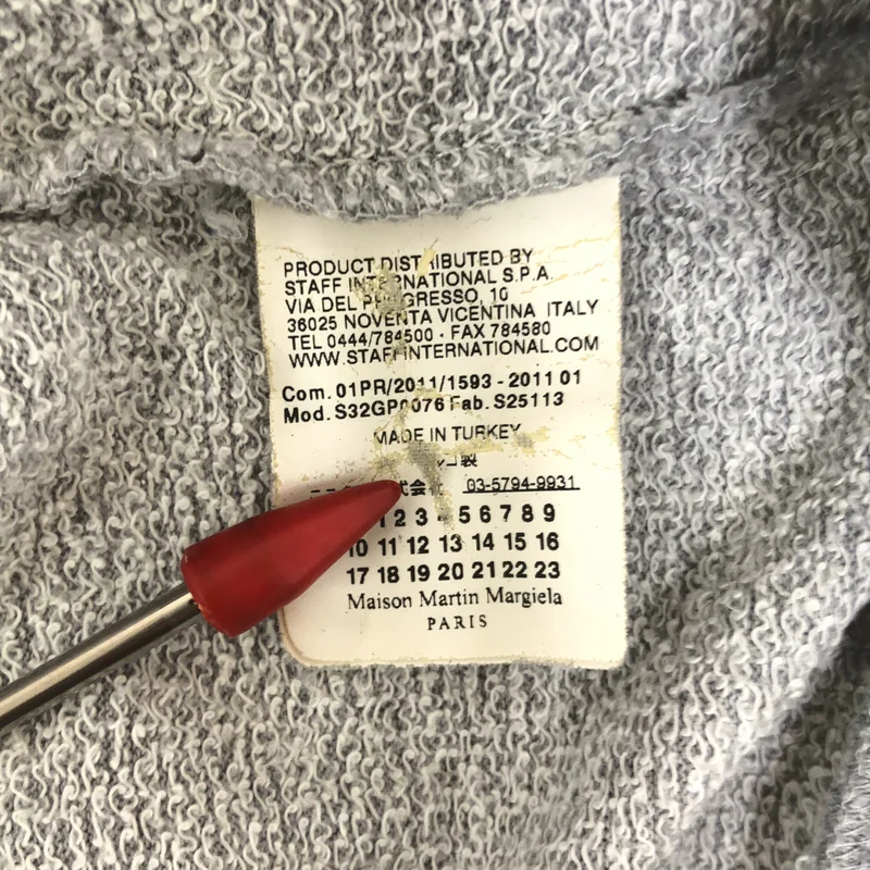 MM6 Maison Martin Margiela / エムエムシックスメゾンマルタンマルジェラ | 2011SS | 変形 アシンメトリー スウェット トレーナー | M | レディース