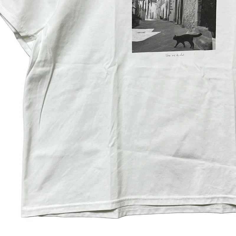 aLORS / アロー | est toujours magnifique / キャット フォトプリント Tシャツ カットソー |