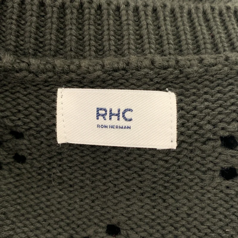 RHC Ron Herman / アールエイチシーロンハーマン | コットン フラワー クルーネック ニット | S | レディース