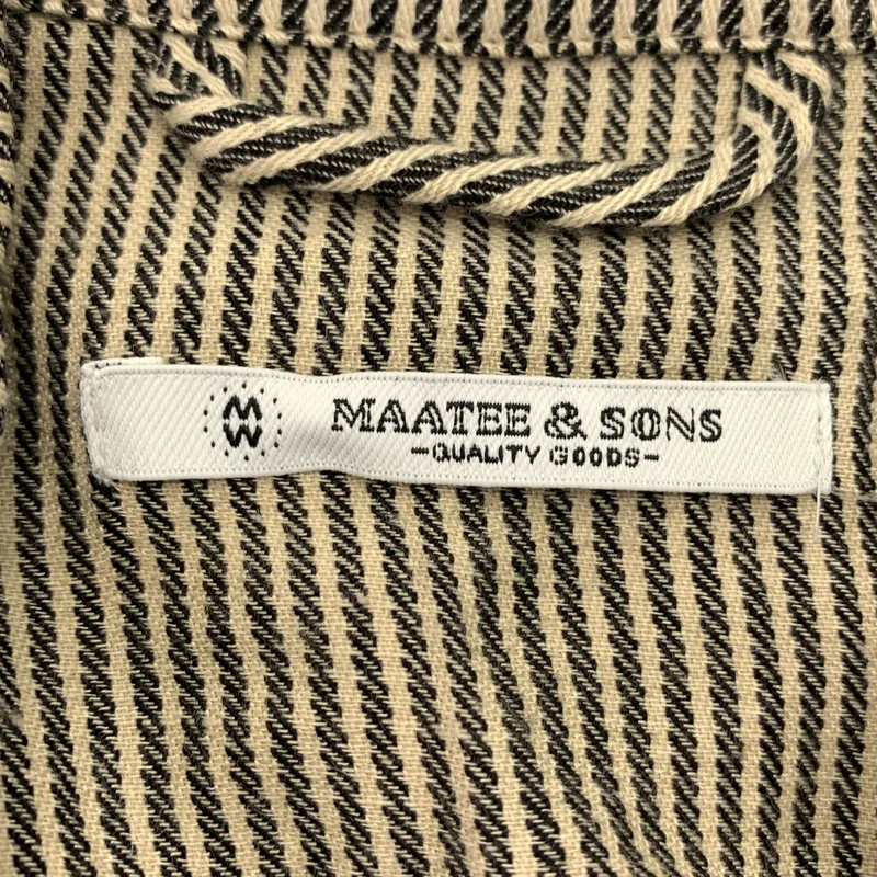 MAATEE&SONS / マーティー&サンズ | HICKORY WORK JACKET / ヒッコリー カバーオール ジャケット | 2 | メンズ