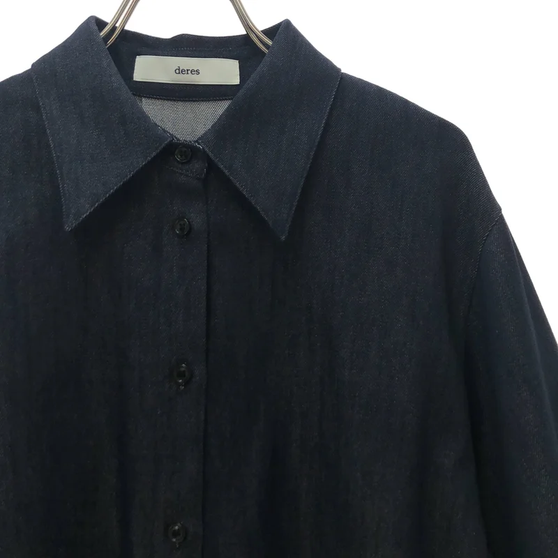 deres / デレス | Alex silk denim shirt デニム シャツ | F | レディース