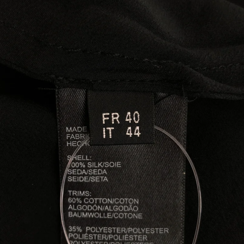 KARL LAGERFELD / カールラガーフェルド | シルク ノースリーブワンピース | 40 | レディース