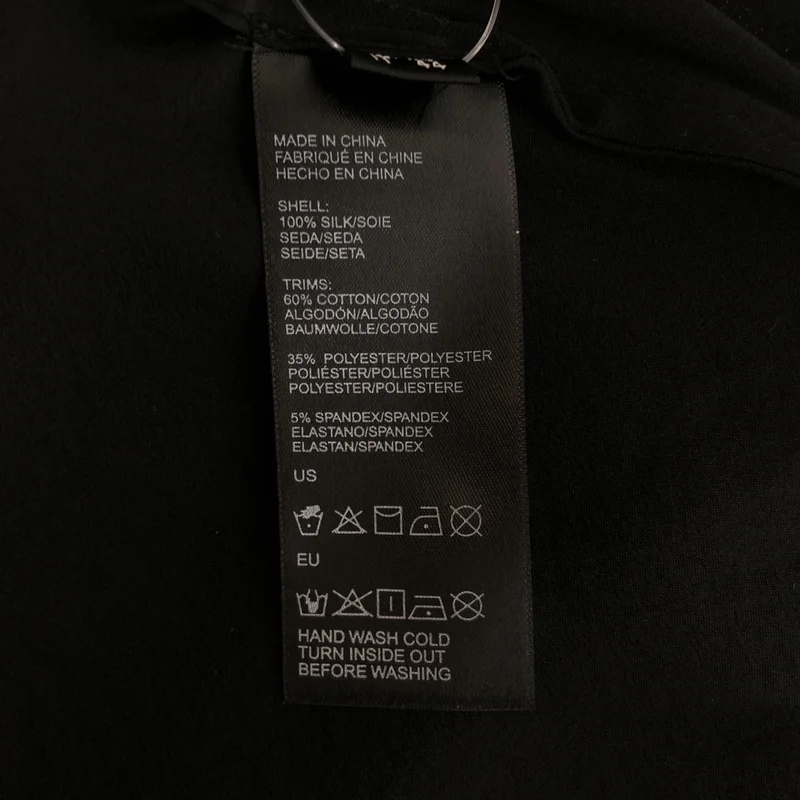 KARL LAGERFELD / カールラガーフェルド | シルク ノースリーブワンピース | 40 | レディース