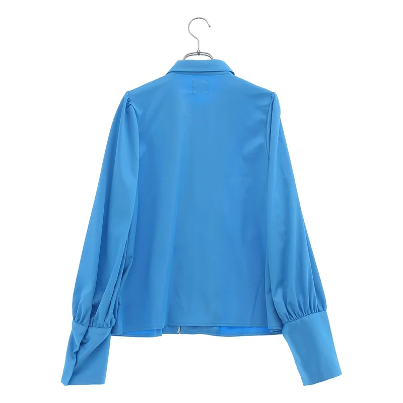 Re:poris / レポリス | Ms.Louise shirt ボリュームスリーブ ジップ シャツ ブラウス | F | レディース