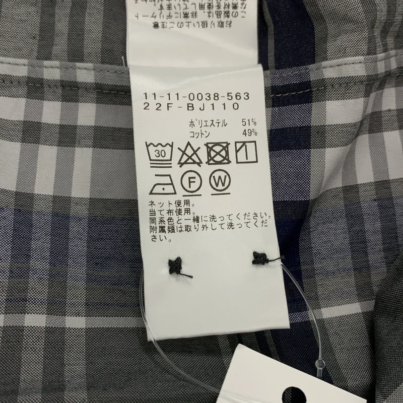 BEAMS / ビームス | ロゴボタン ミニレギュラー チェック ルーズシャツ | XL | メンズ