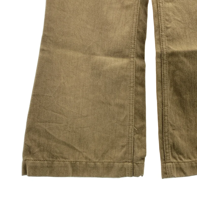 tricot COMME des GARCONS / トリココムデギャルソン | 2006SS | 染め加工 コットン フラップデザイン ブーツカット パンツ | M | レディース