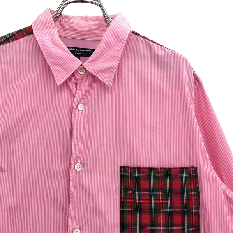 COMME des GARCONS HOMME / コムデギャルソンオム | 2008AW | コットン ストライプ シャツ | S | メンズ