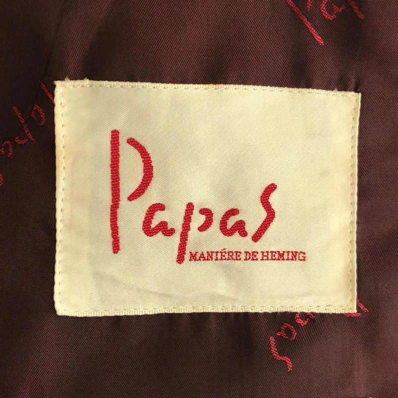 PAPAS / パパス | ウール チェック テーラードジャケット | M | メンズ
