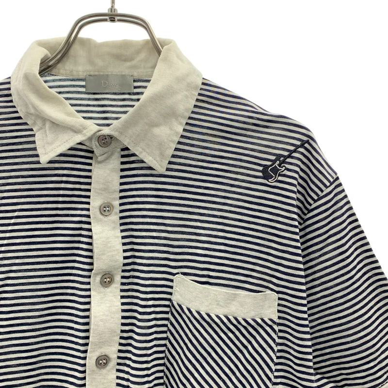 Dior homme / ディオールオム | 2005SS | ギター ボーダー ポロシャツ | S | メンズ