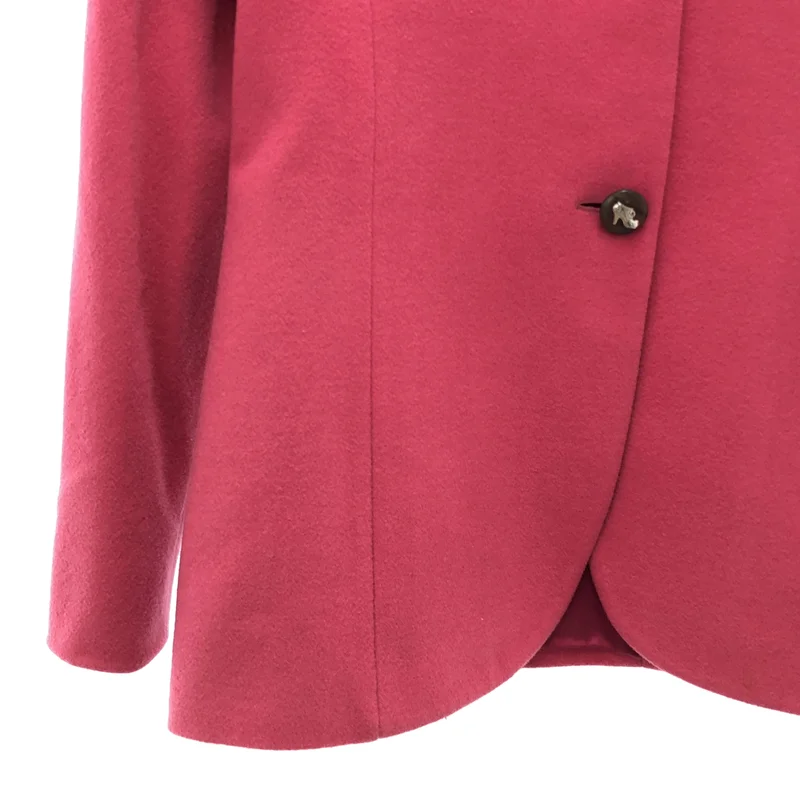 Salvatore Ferragamo / サルヴァトーレフェラガモ | ウール ノーカラー ジャケット | 40 | レディース