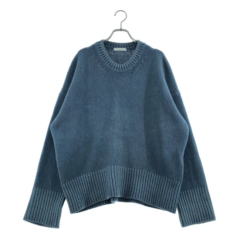 GALERIE VIE / ギャルリーヴィー | ファインウールスノー クルーネックプルオーバー ニット | M | レディース