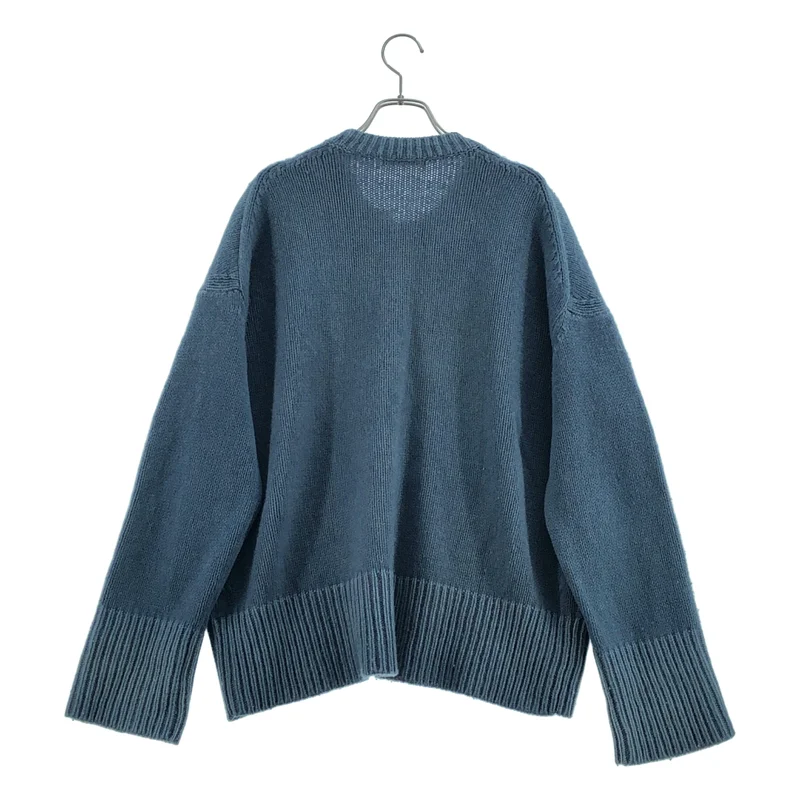 GALERIE VIE / ギャルリーヴィー | ファインウールスノー クルーネックプルオーバー ニット | M | レディース