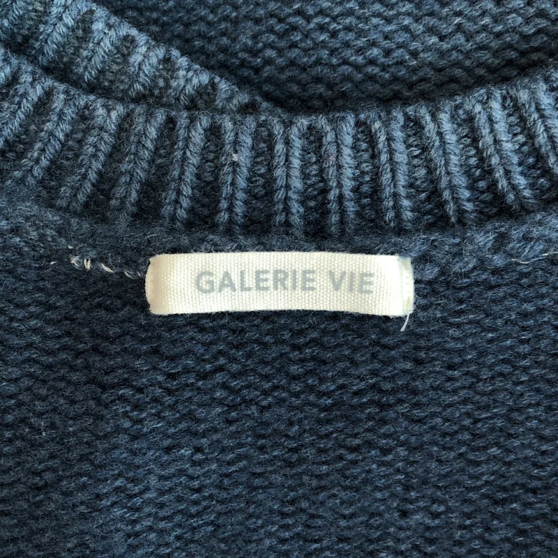 GALERIE VIE / ギャルリーヴィー | ファインウールスノー クルーネックプルオーバー ニット | M | レディース