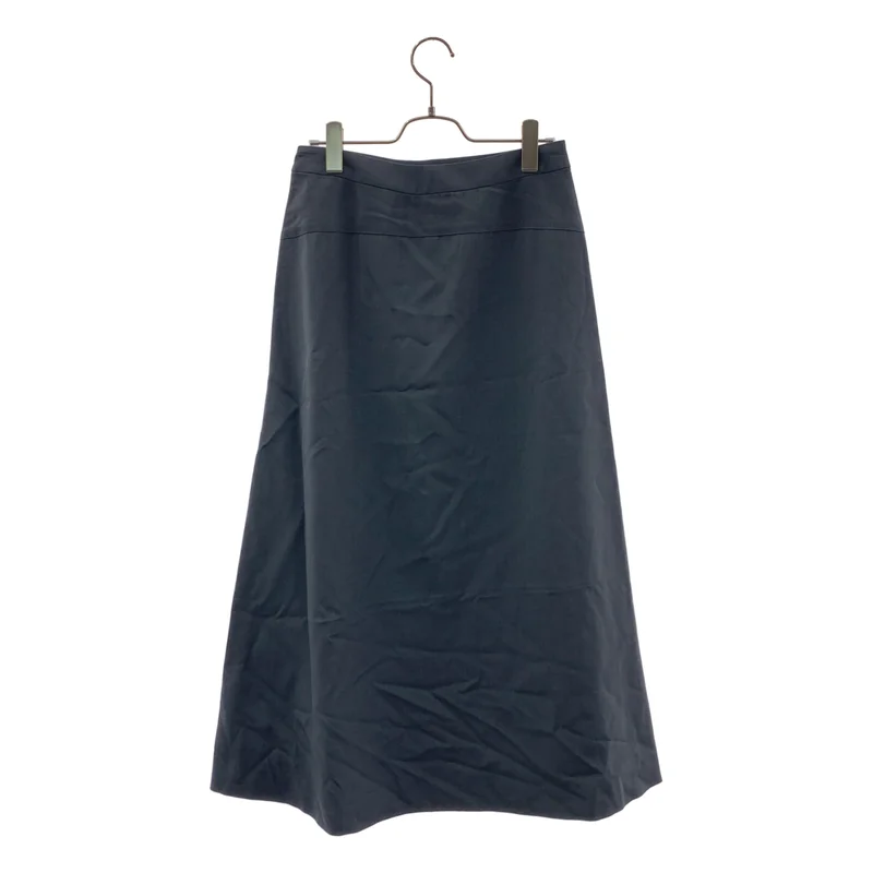ISSEY MIYAKE / イッセイミヤケ | 2003SS | WHITE LABEL / ウール サイドジップ ロングスカート | 2 | レディース